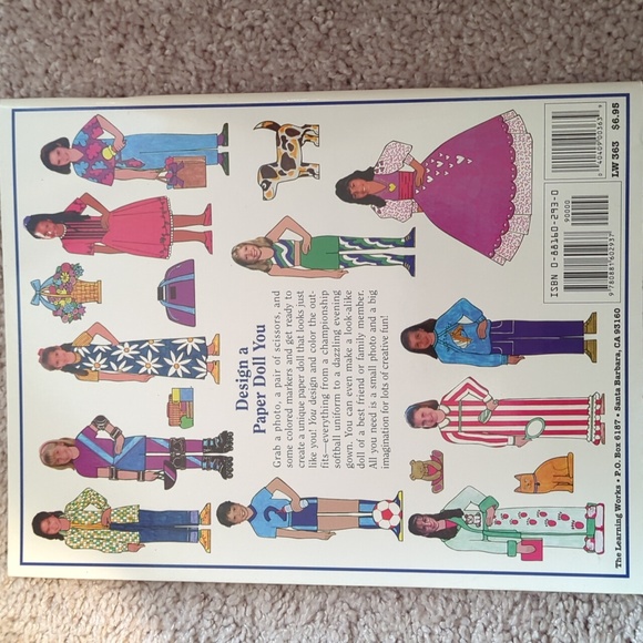 Design a Paper Doll You Book - Picture 2 of 5